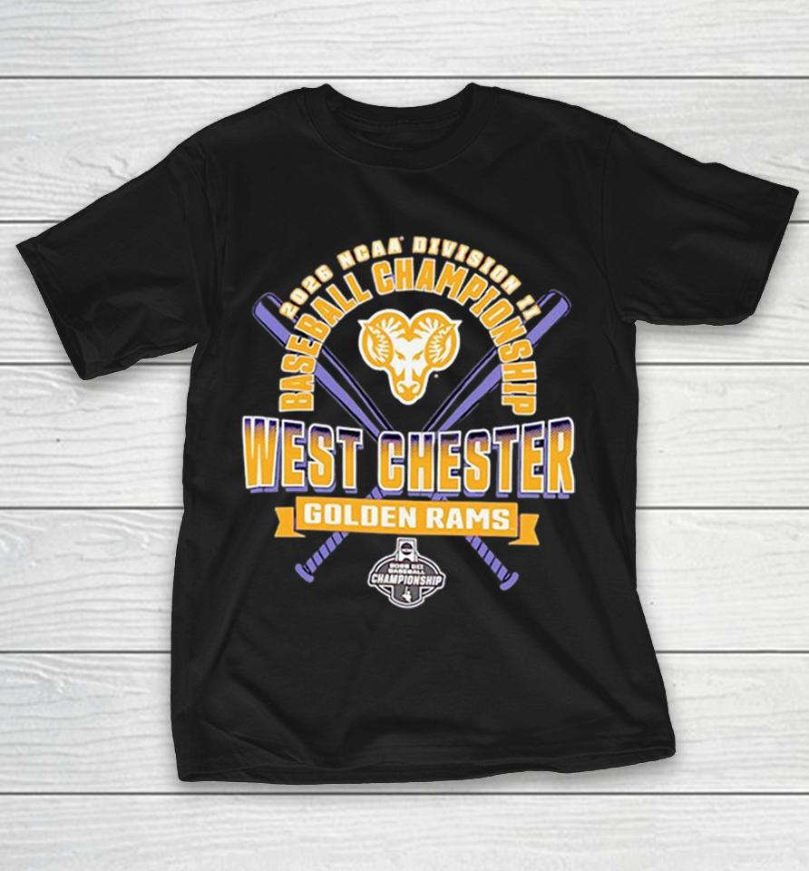 2026 Ncaa Division Ii Baseball Championship West Chester Golden Rams Shirts 1 2026 Ncaa Division Ii Baseball Championship West Chester Golden Rams Shirts