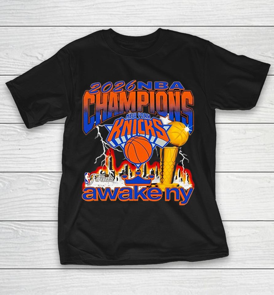 2026 New York Knicks NBA Champions Awake NY Finals basketball Shirts