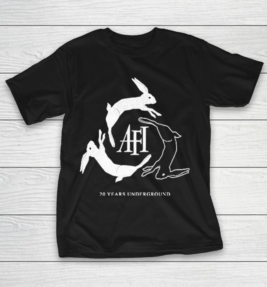 Afi 20 Years Of Decemberunderground Rabbits Shirts 1 Afi 20 Years Of Decemberunderground Rabbits Shirts