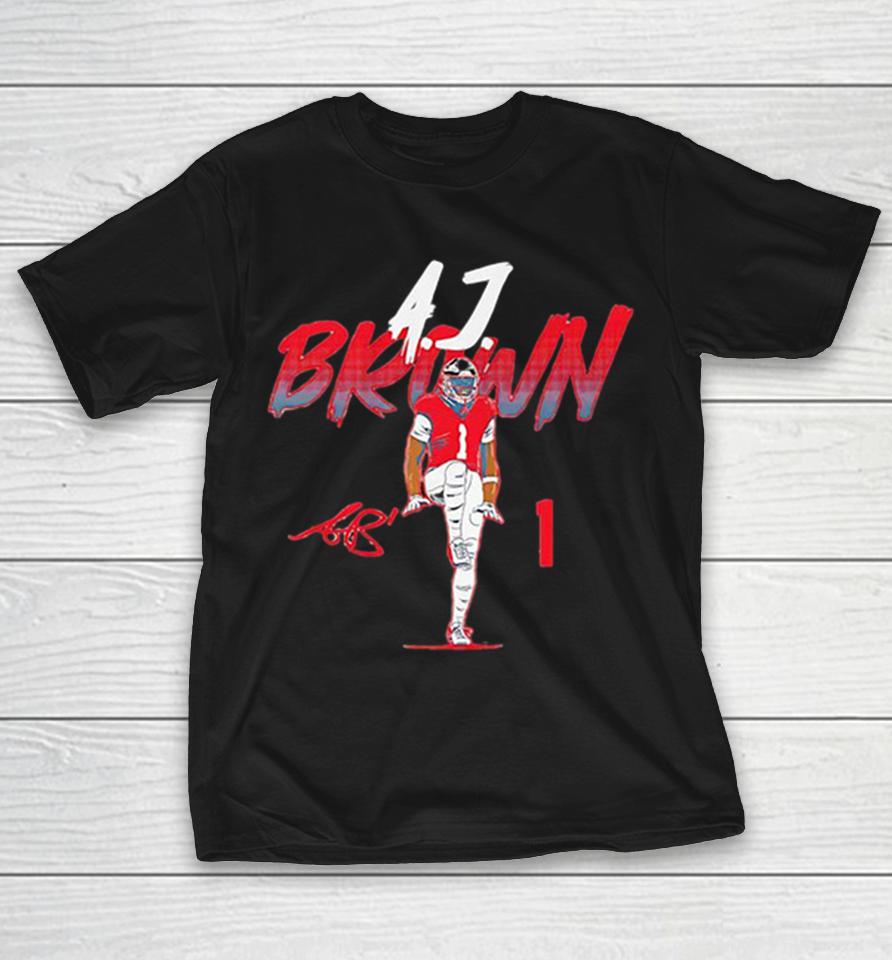 Aj Brown Number 1 Of New England Patriots Fotball Signature Shirts 1 Aj Brown Number 1 Of New England Patriots Fotball Signature Shirts