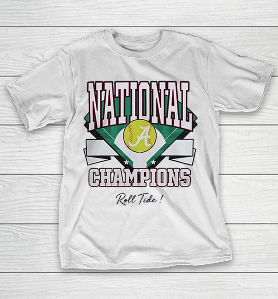 Alabama Crimson Tide National Champions Roll Tide Softball Shirts 1 Alabama Crimson Tide National Champions Roll Tide Softball Shirts