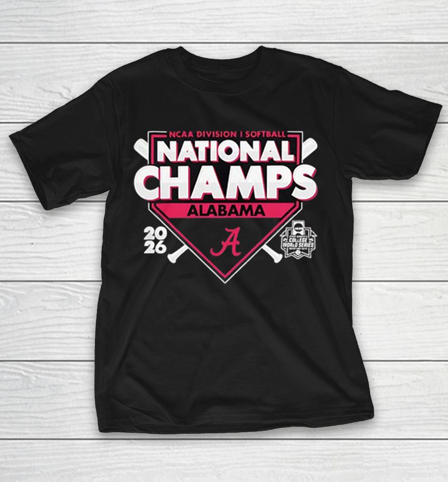 Alabama Crimson Tide Ncaa Division I Softball National Champs 2026 World Series Shirts 1 Alabama Crimson Tide Ncaa Division I Softball National Champs 2026 World Series Shirts