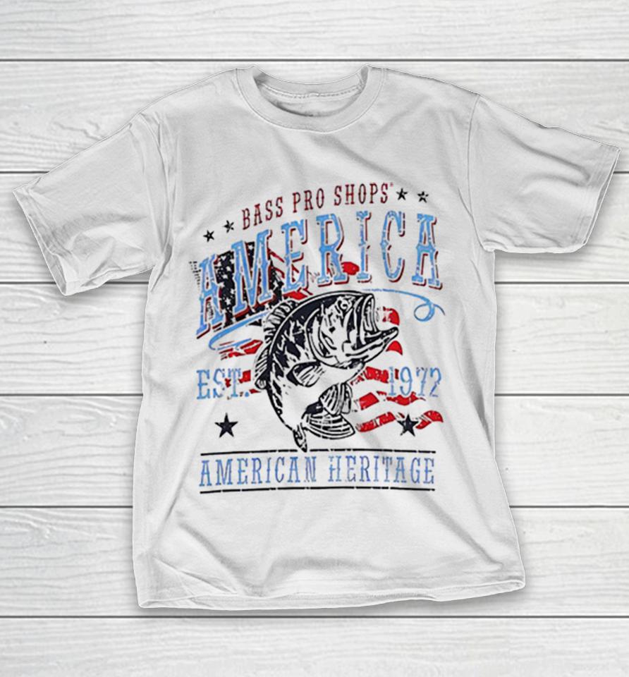 America Est 1972 Heritage Outdoor Fishing Bass Patriotic Graphic Shirts 1 America Est 1972 Heritage Outdoor Fishing Bass Patriotic Graphic Shirts