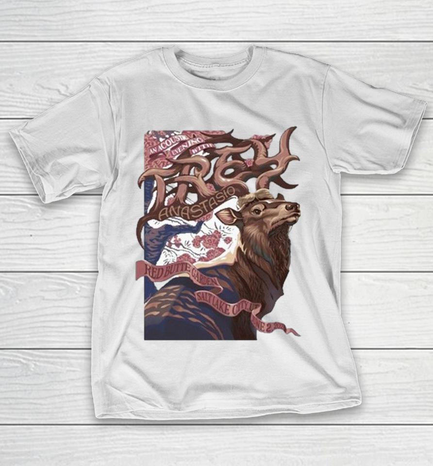 An Acoustic Evening With Trey Anastasio At Red Butte Garden In Salt Lake City Ut On June 2 2026 Tour Deer Shirts 1 An Acoustic Evening With Trey Anastasio At Red Butte Garden In Salt Lake City Ut On June 2 2026 Tour Deer Shirts