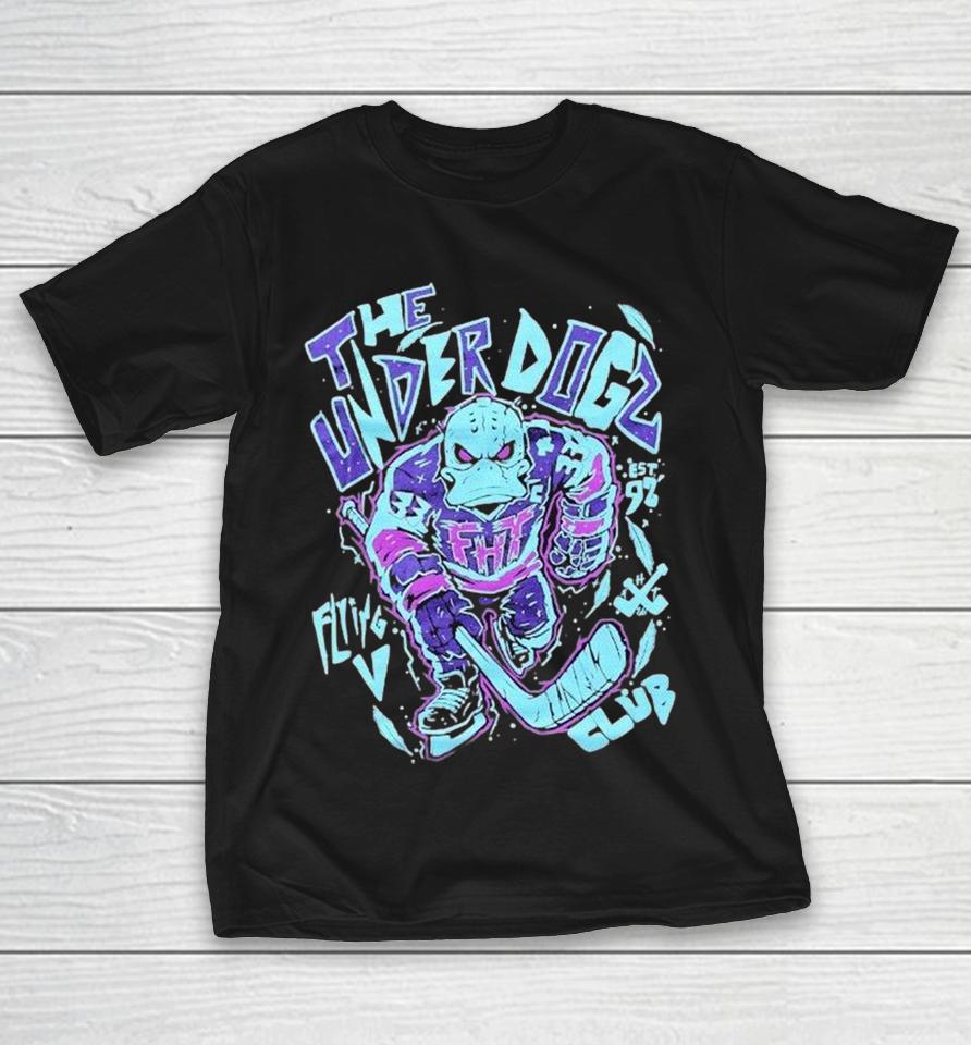 Anaheim Ducks The Underdogs Flying House Club Mascot Shirts 1 Anaheim Ducks The Underdogs Flying House Club Mascot Shirts