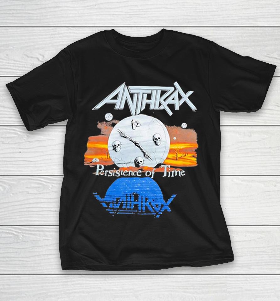 Anthrax Persistence Of Time Skull Clock Shirts 1 Anthrax Persistence Of Time Skull Clock Shirts