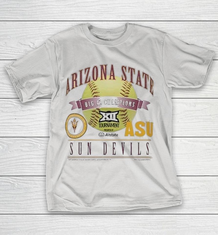 Arizona State Sun Devils Big 12 Softball Tournament Champions 2026 Shirts 1 Arizona State Sun Devils Big 12 Softball Tournament Champions 2026 Shirts