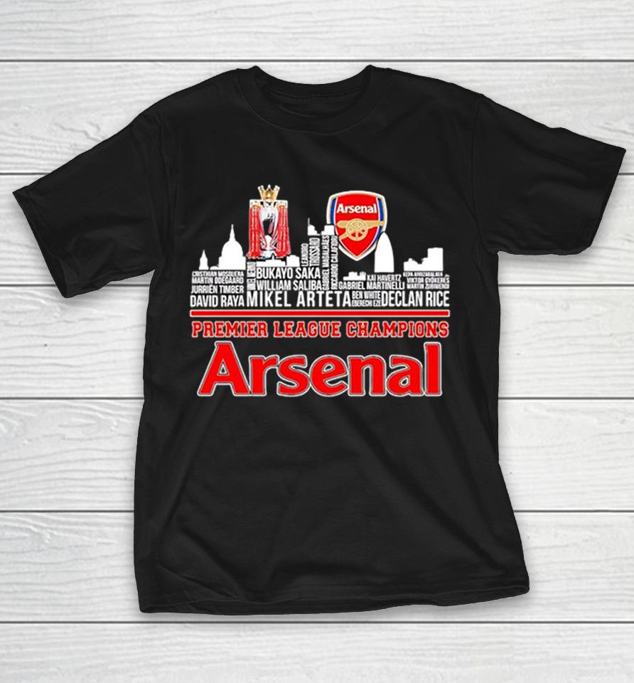 Arsenal Team Premier League Champions Trophy Player Names Shirts 1 Arsenal Team Premier League Champions Trophy Player Names Shirts