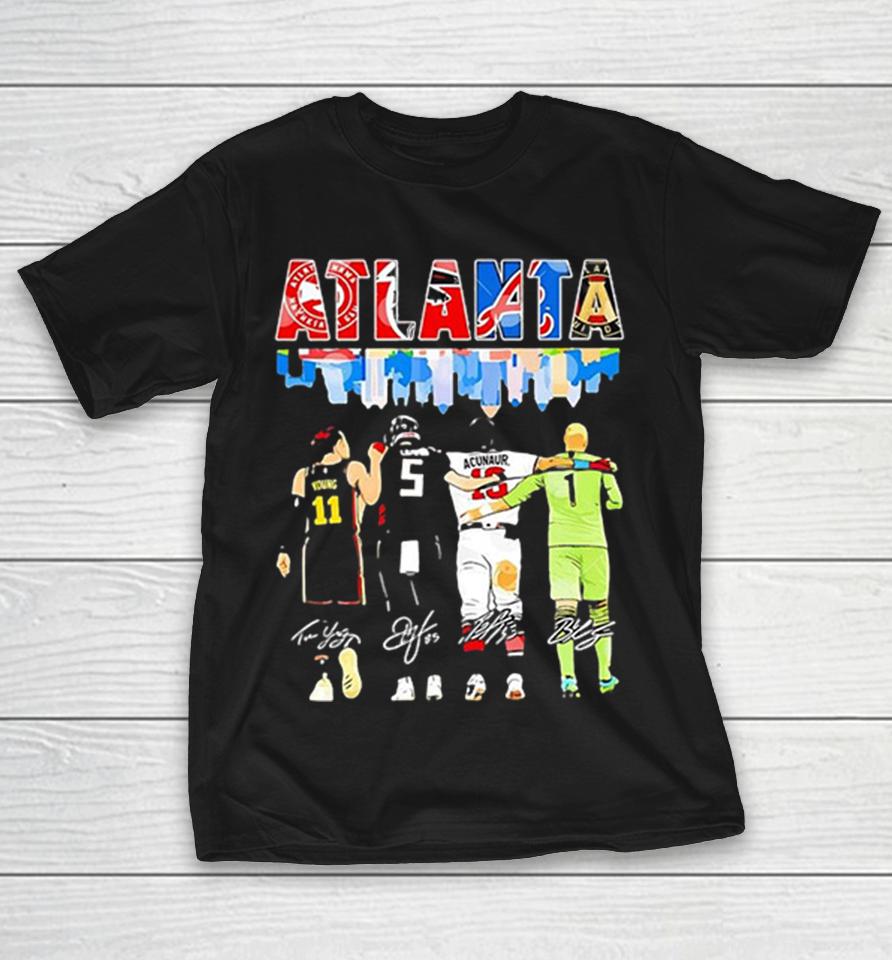 Atlanta Hawks Falcons Braves United Fc Trae Young Ronald Acunaur Brad Guzan Shirts 1 Atlanta Hawks Falcons Braves United Fc Trae Young Ronald Acunaur Brad Guzan Shirts