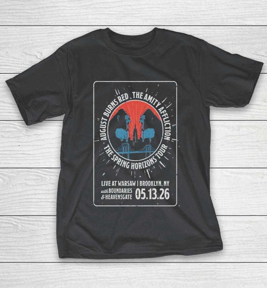 August Burns Red And The Amity Affliction May 13 2026, Brooklyn Ny Kong Shirts 1 August Burns Red And The Amity Affliction May 13 2026, Brooklyn Ny Kong Shirts