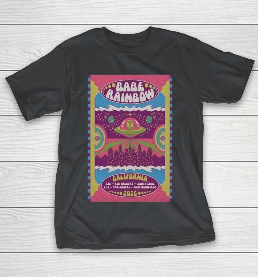 Babe Rainbow July 18 2026 Santa Cruz Ca And July 19 2026 San Francisco Ca Shirts 1 Babe Rainbow July 18 2026 Santa Cruz Ca And July 19 2026 San Francisco Ca Shirts