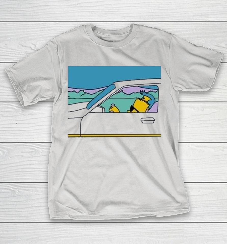 Bart Simpsons On The Road Shirts 1 Bart Simpsons On The Road Shirts