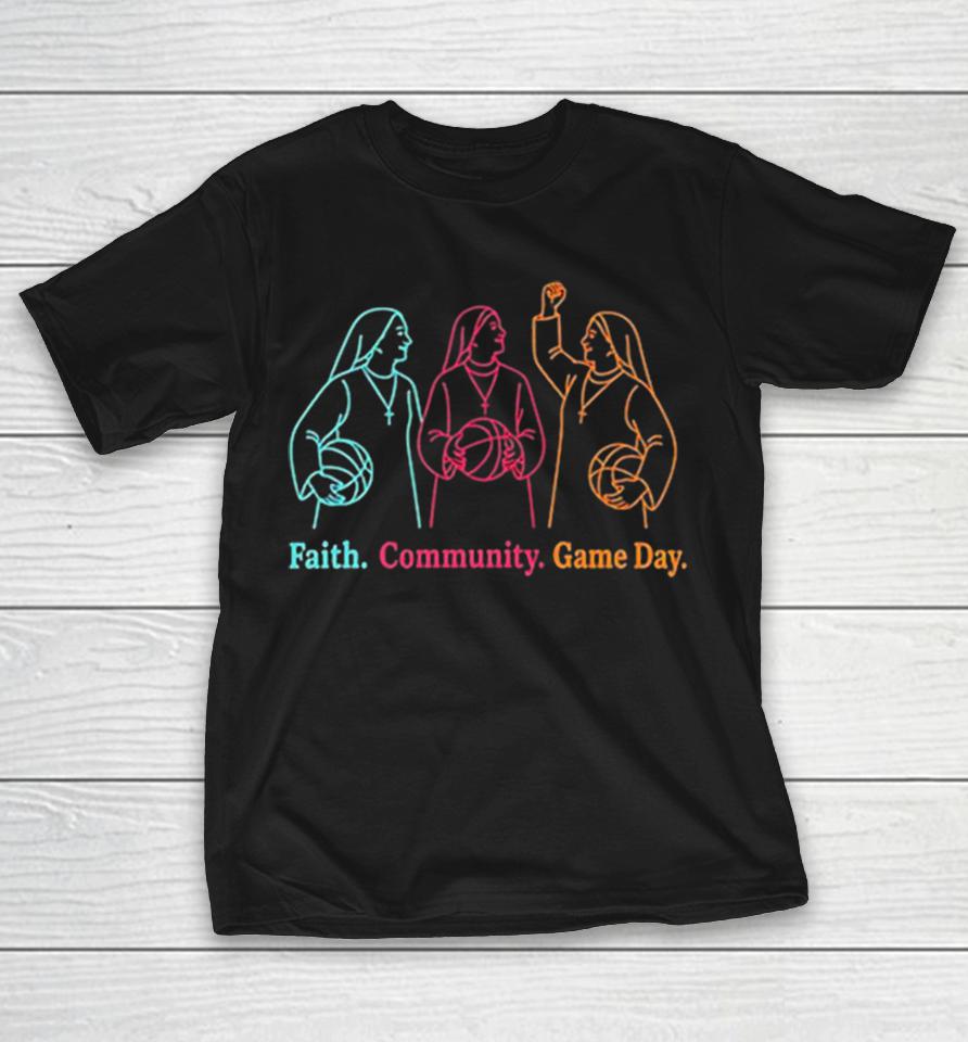 Basketball Nuns Faith Community Line Art Game Day Shirts 1 Basketball Nuns Faith Community Line Art Game Day Shirts
