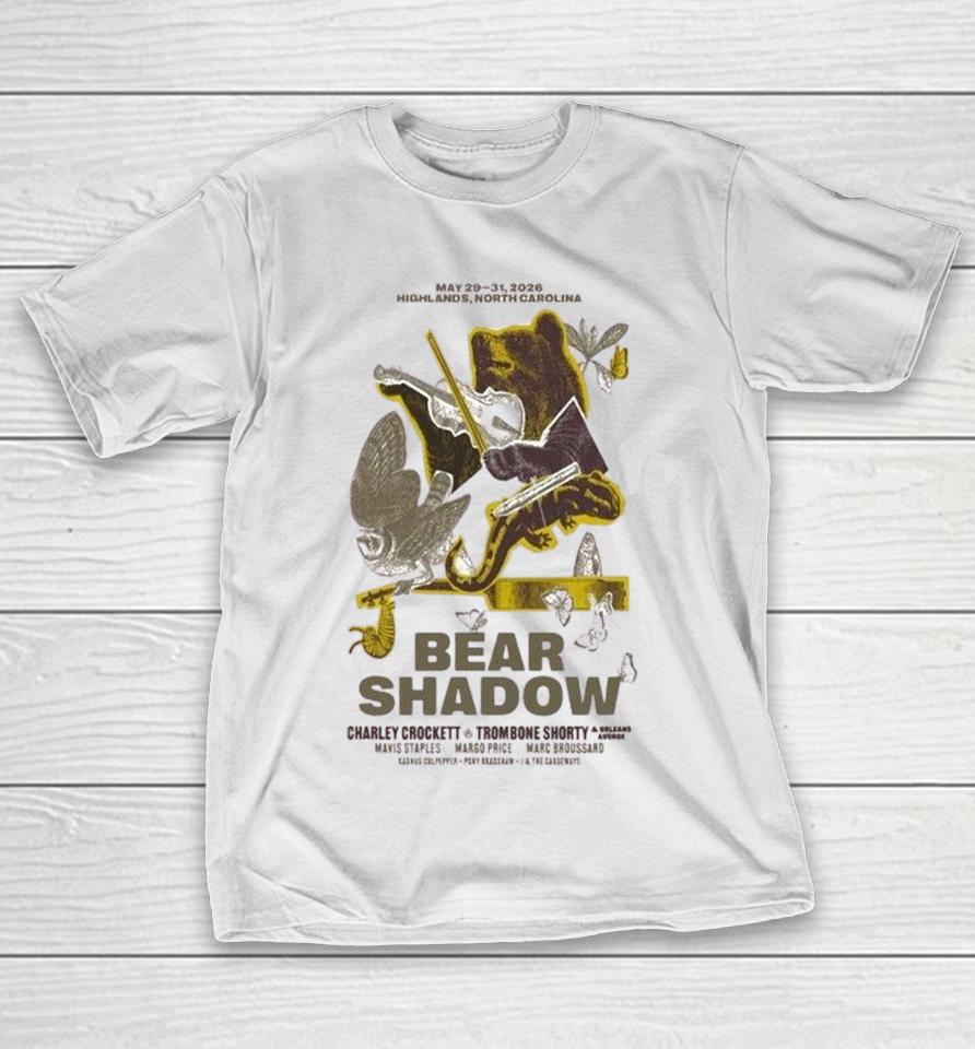 Bear Shadow May 29–31, 2026 Highlands, North Carolina Shirts 1 Bear Shadow May 29–31, 2026 Highlands, North Carolina Shirts