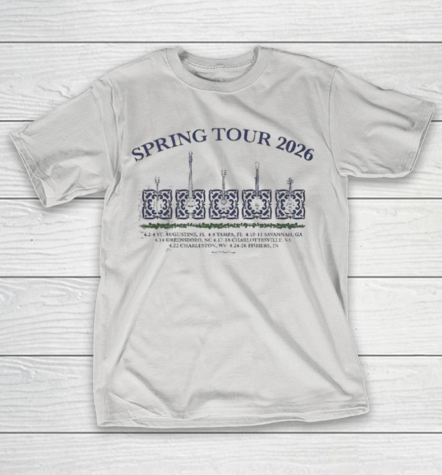 Billy Strings Spring Tour 2026 Spanish Tile Themed Shirts 1 Billy Strings Spring Tour 2026 Spanish Tile Themed Shirts