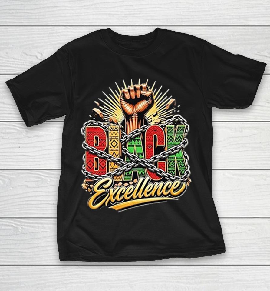 Black Excellence Fist And Chains African Inspired Pattern Cultural Pride Shirts 1 Black Excellence Fist And Chains African Inspired Pattern Cultural Pride Shirts