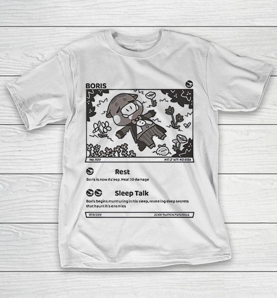Boris Trading Card Game Design Rest Sleep Talk 20Xx Shirts 1 Boris Trading Card Game Design Rest Sleep Talk 20Xx Shirts