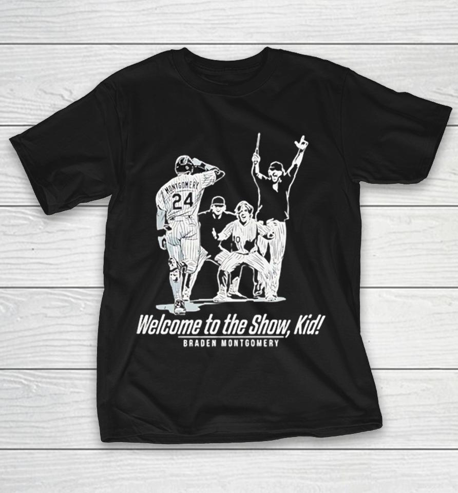Braden Montgomery Players Welcome To The Show Kid Shirts 1 Braden Montgomery Players Welcome To The Show Kid Shirts