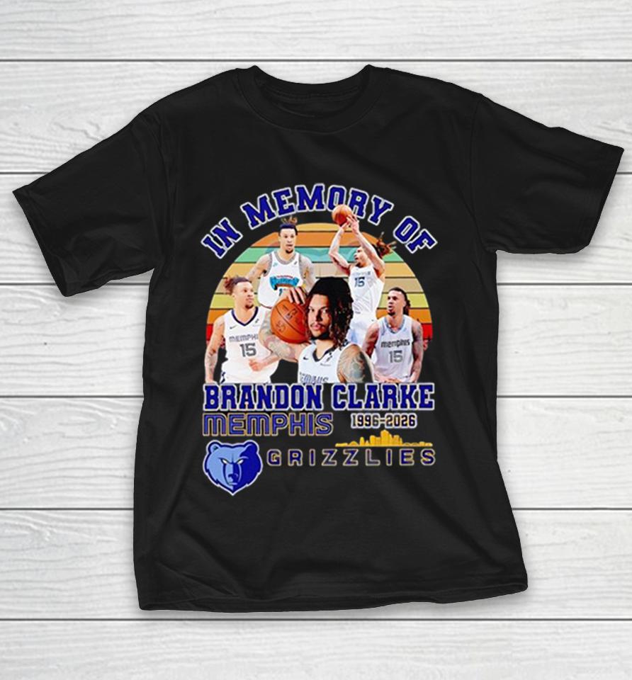 Brandon Clarke Memphis Grizzlies In Memory Of 1996 2026 Basketball Player Shirts 1 Brandon Clarke Memphis Grizzlies In Memory Of 1996 2026 Basketball Player Shirts