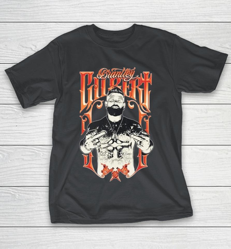 Brantley Gilbert Tattoos Photo Middle Fingers Shirts 1 Brantley Gilbert Tattoos Photo Middle Fingers Shirts
