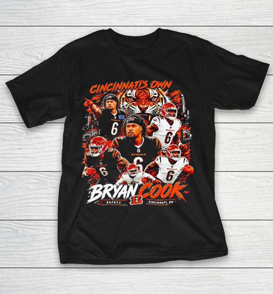 Bryan Cook Cincinnati Bengals Nfl Cincinnati’s Own Safety Cincinnati Oh Shirts 1 Bryan Cook Cincinnati Bengals Nfl Cincinnati’s Own Safety Cincinnati Oh Shirts