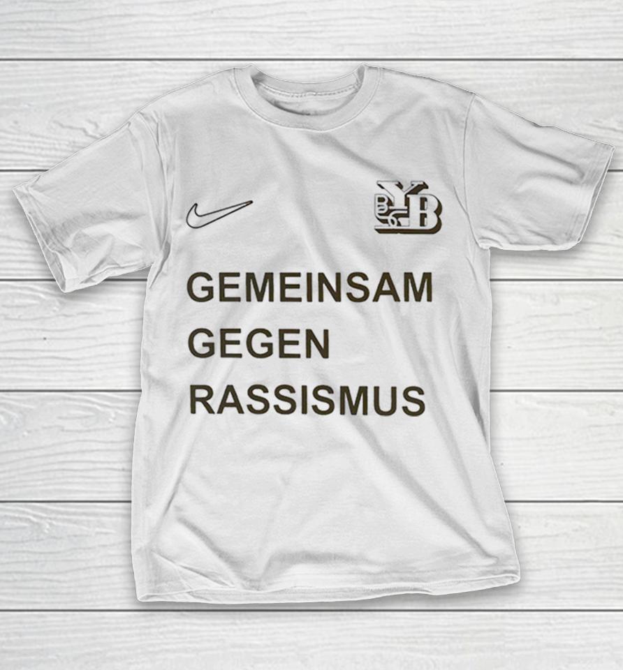 Bsc Young Boys Gemeinsam Gegen Rassismus Team Logo Club Soccer Shirts 1 Bsc Young Boys Gemeinsam Gegen Rassismus Team Logo Club Soccer Shirts