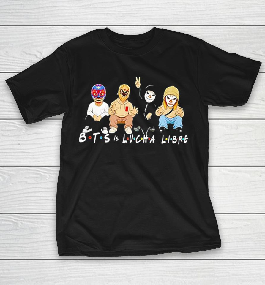 Bts Is Lucha Libre Friends Style Masked Shirts 1 Bts Is Lucha Libre Friends Style Masked Shirts