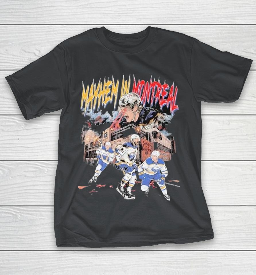 Buffalo Sabres Mayhem In Montreal Warpath Shirts 1 Buffalo Sabres Mayhem In Montreal Warpath Shirts