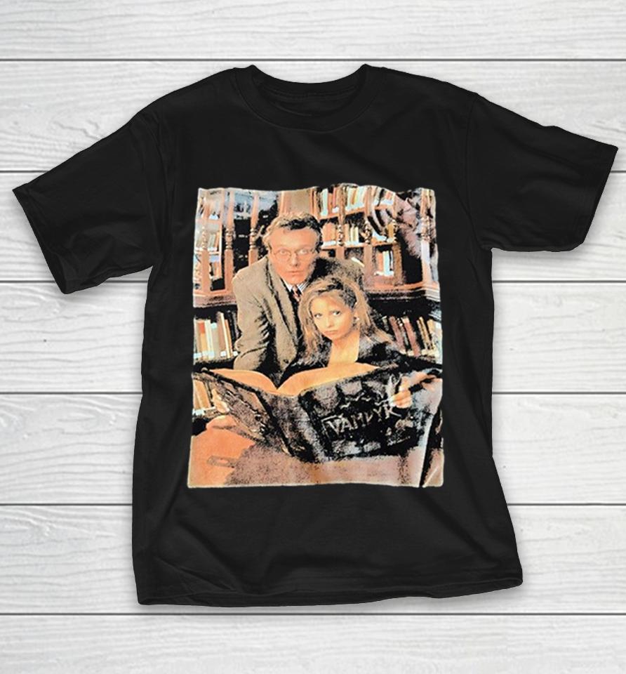 Buffy Summers And Rupert Giles Vampyr Book Buffy The Vampire Slayer Shirts 1 Buffy Summers And Rupert Giles Vampyr Book Buffy The Vampire Slayer Shirts