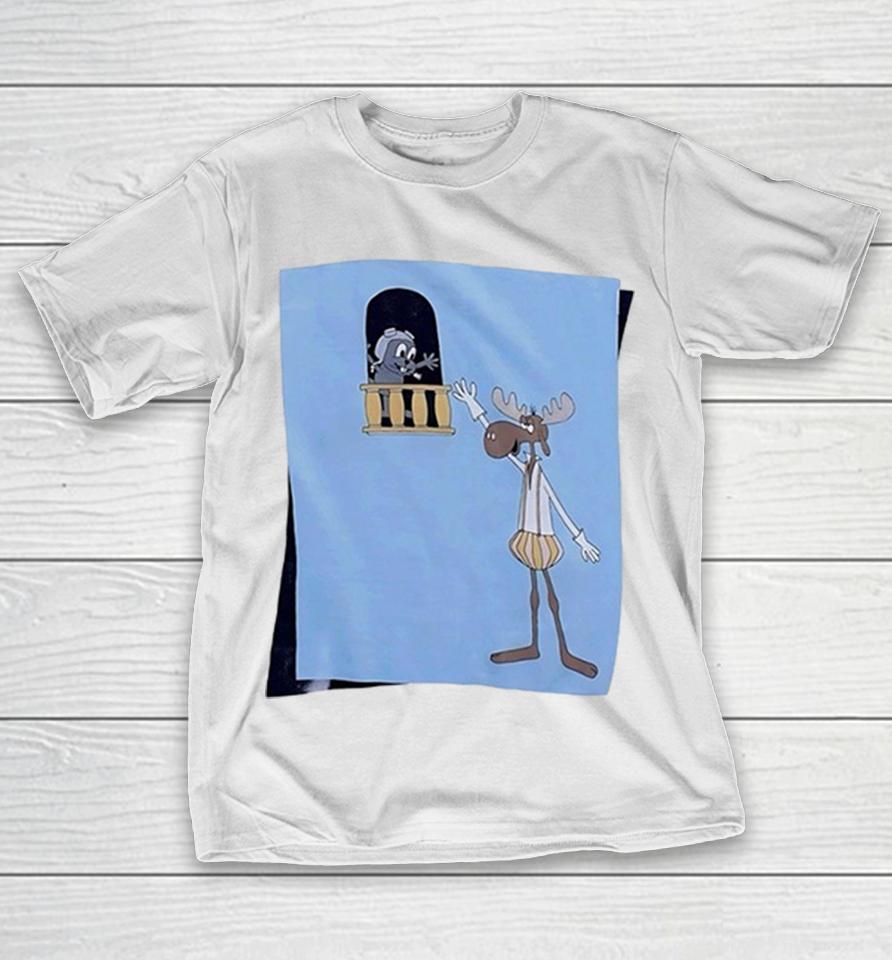 Bullwinkle J Moose And Rocket J Squirrel The Adventures Of Rocky And Bullwinkle Shirts 1 Bullwinkle J Moose And Rocket J Squirrel The Adventures Of Rocky And Bullwinkle Shirts