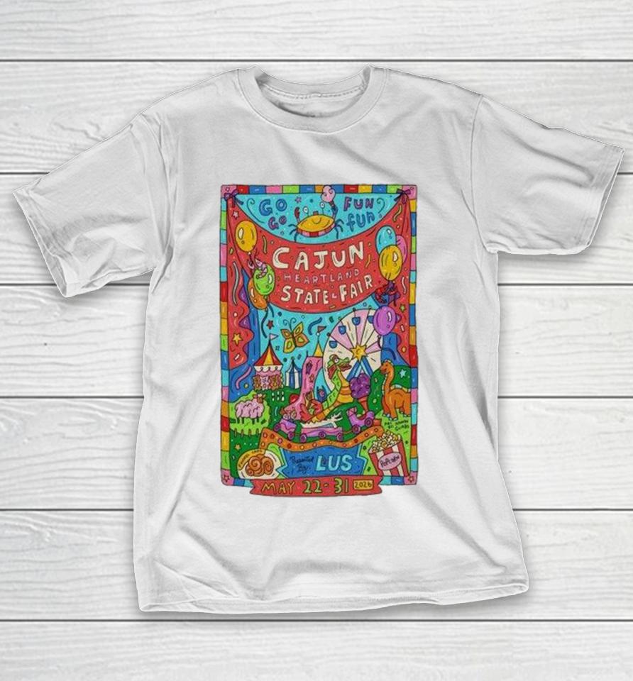 Cajun Heartland State Fair Go Go Fun Fun May 23, 2026 Shirts 1 Cajun Heartland State Fair Go Go Fun Fun May 23, 2026 Shirts