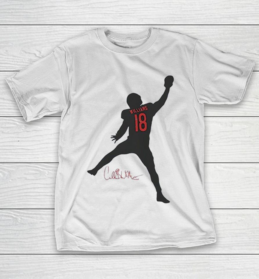 Caleb Williams 18 Chicago Bears Nfl Football Signature Shirts 1 Caleb Williams 18 Chicago Bears Nfl Football Signature Shirts