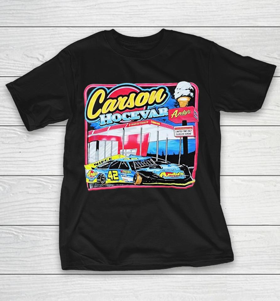 Carson Hocevar 42 Andy’s Frozen Custard Chevrolet Nascar Niece Motorsports Shirts 1 Carson Hocevar 42 Andy’s Frozen Custard Chevrolet Nascar Niece Motorsports Shirts