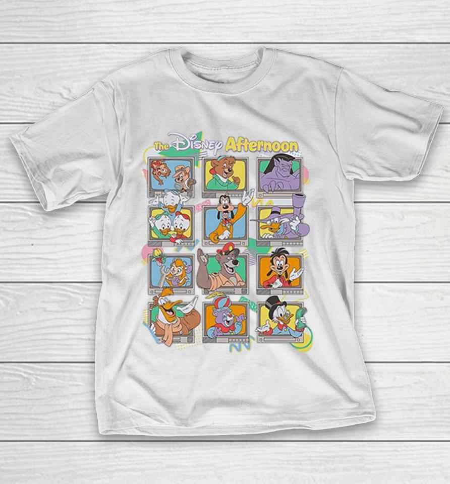 Cartoon Characters Nostalgic Block Television Grid The Disney Afternoon Shirts 1 Cartoon Characters Nostalgic Block Television Grid The Disney Afternoon Shirts