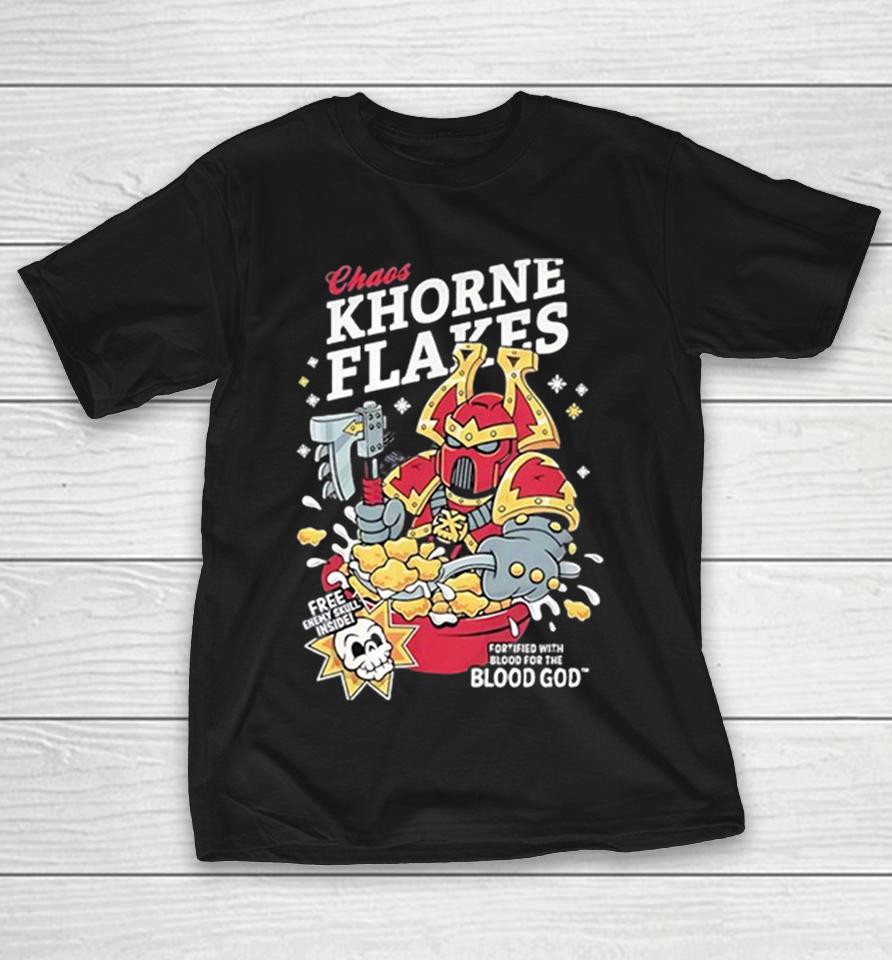 Chaos Khorne Flakes Warhammer 40000 Free Enemy Skull Inside Blood For The Blood God Shirts 1 Chaos Khorne Flakes Warhammer 40000 Free Enemy Skull Inside Blood For The Blood God Shirts