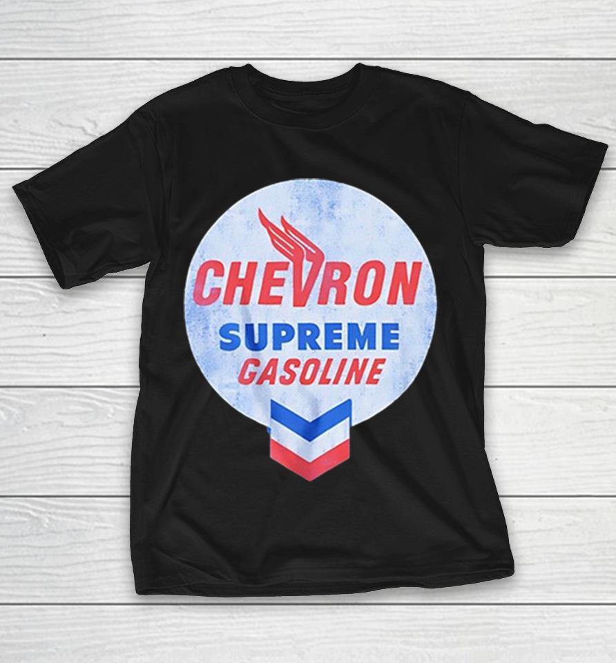 Chevron Supreme Gasoline Logo Chevron Wing Design Retro Brand Fuel Petrol Shirts 1 Chevron Supreme Gasoline Logo Chevron Wing Design Retro Brand Fuel Petrol Shirts
