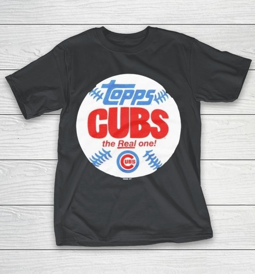 Chicago Cubs Mlb X Topps Baseball The Real One Shirts 1 Chicago Cubs Mlb X Topps Baseball The Real One Shirts