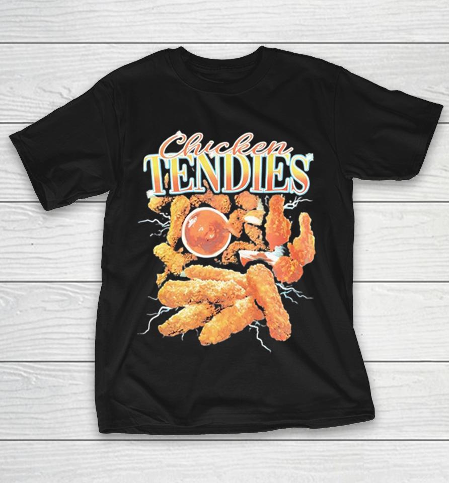Chicken Tendies Fried Food Snacks Theme Lightning Shirts 1 Chicken Tendies Fried Food Snacks Theme Lightning Shirts