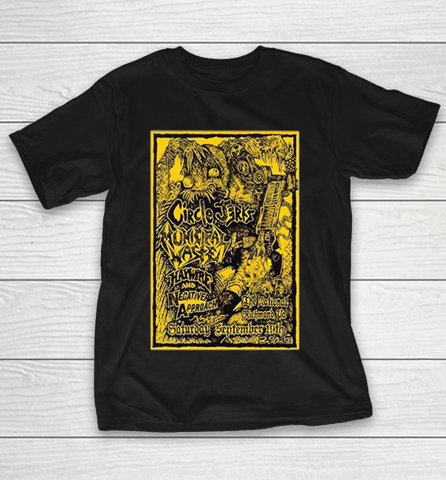 Circle Jerks Municipal Waste Haywire Negative Approach The National Richmond Va Shirts 1 Circle Jerks Municipal Waste Haywire Negative Approach The National Richmond Va Shirts
