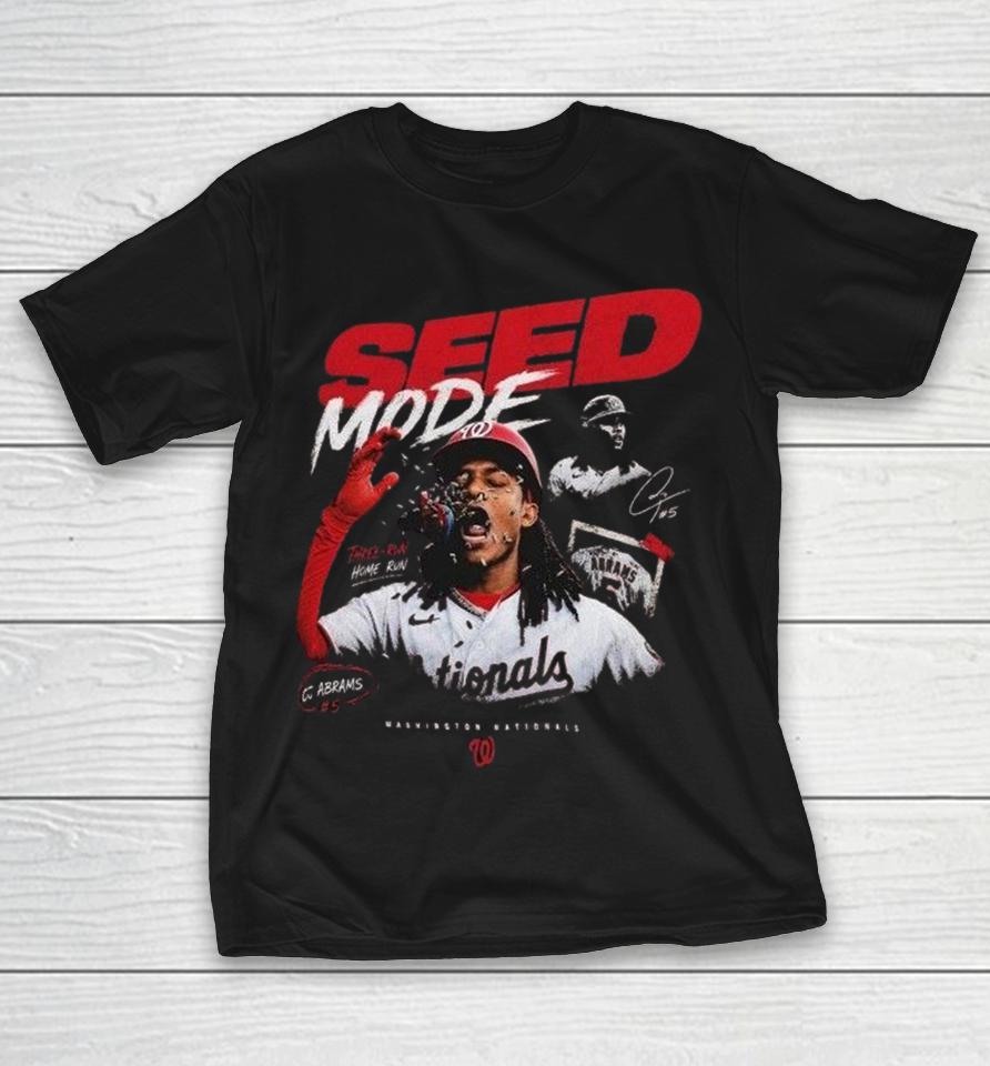 Cj Abrams Washington Nationals Seed Mode Three Run Home Run Shirts 1 Cj Abrams Washington Nationals Seed Mode Three Run Home Run Shirts
