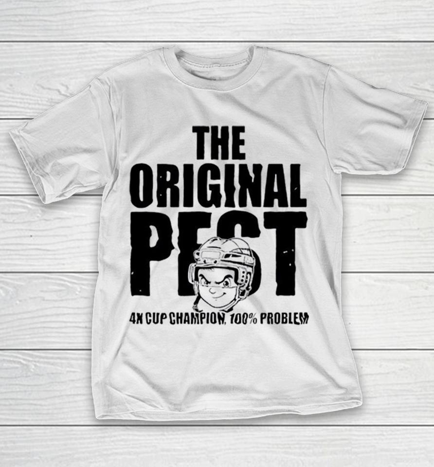Claude Lemieux The Original Pest 4X Cup Champion 100 Percent Problem Hockey Shirts 1 Claude Lemieux The Original Pest 4X Cup Champion 100 Percent Problem Hockey Shirts