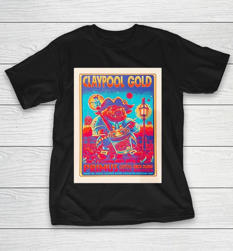Claypool Gold Primus Claypool Lennon Delirium And Frog Brigade Boston Ma 2026 Event Poster Shirts 1 Claypool Gold Primus Claypool Lennon Delirium And Frog Brigade Boston Ma 2026 Event Poster Shirts