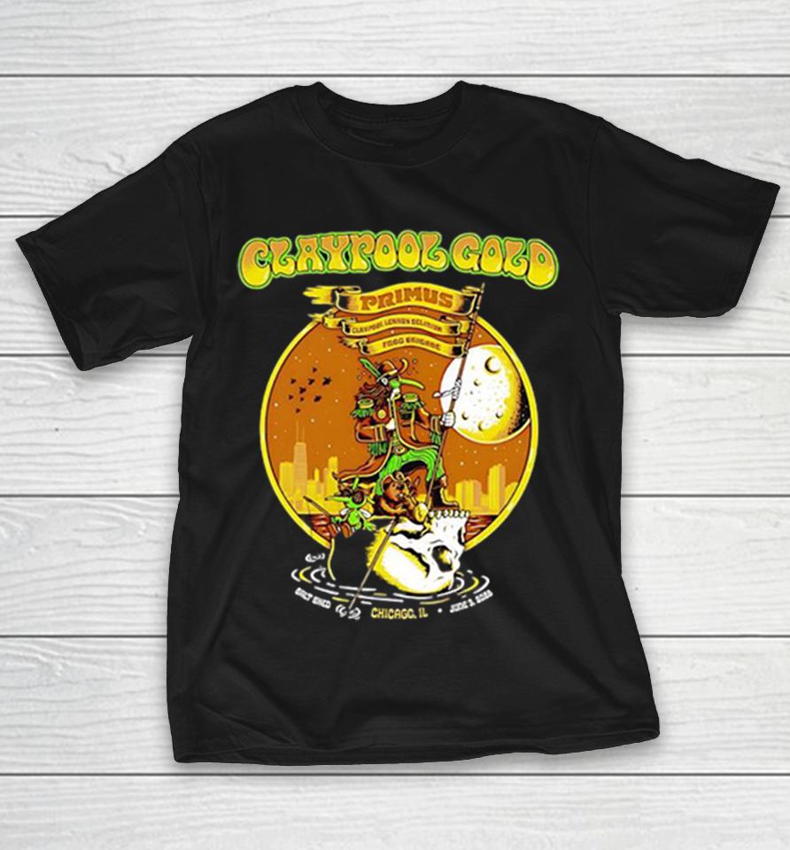 Claypool Gold Primus Claypool Lennon Delirium Frog Brigade Salt Shed Chicago (1) Shirts 1 Claypool Gold Primus Claypool Lennon Delirium Frog Brigade Salt Shed Chicago (1) Shirts