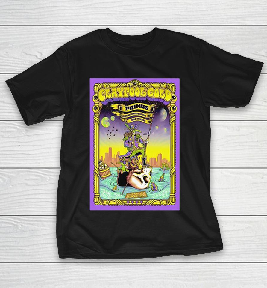 Claypool Gold Primus Claypool Lennon Delirium Frog Brigade Salt Shed Chicago Shirts 1 Claypool Gold Primus Claypool Lennon Delirium Frog Brigade Salt Shed Chicago Shirts