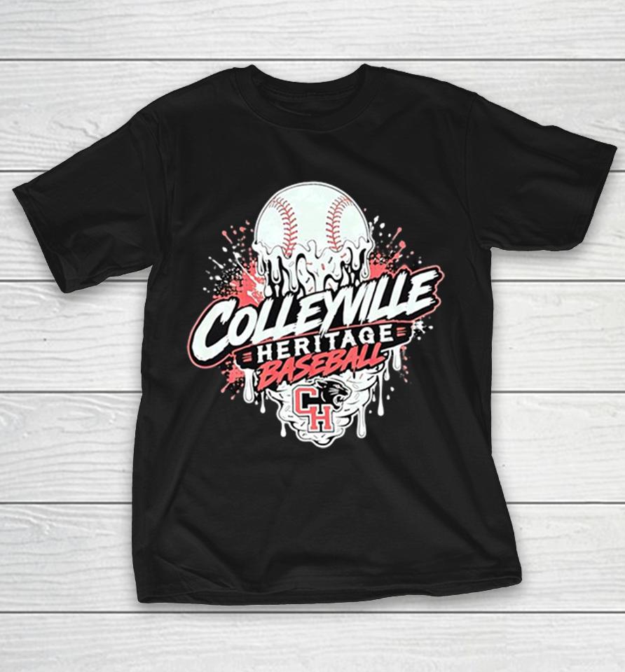 Colleyville Heritage Baseball Melting Softball Drip Logo Panther Team Spirit Shirts 1 Colleyville Heritage Baseball Melting Softball Drip Logo Panther Team Spirit Shirts