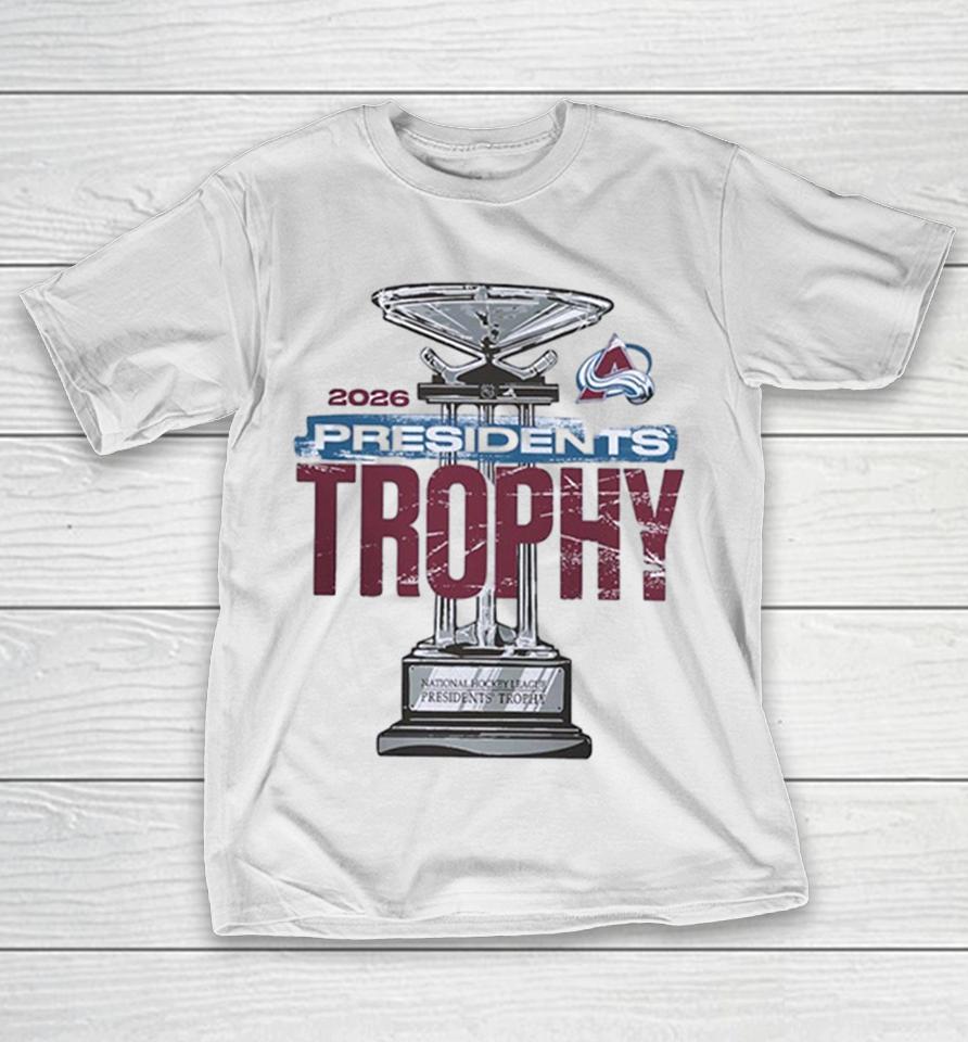 Colorado Avalanche Regular Season Best Presidents Trophy 2026 National Hockey League Shirts 1 Colorado Avalanche Regular Season Best Presidents Trophy 2026 National Hockey League Shirts