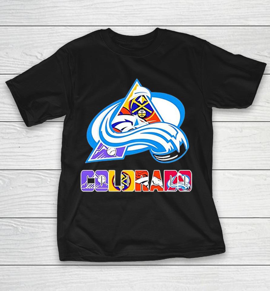 Colorado Rockies Nuggets Broncos Avalanche Rapids Teams Logo Text Art Shirts 1 Colorado Rockies Nuggets Broncos Avalanche Rapids Teams Logo Text Art Shirts