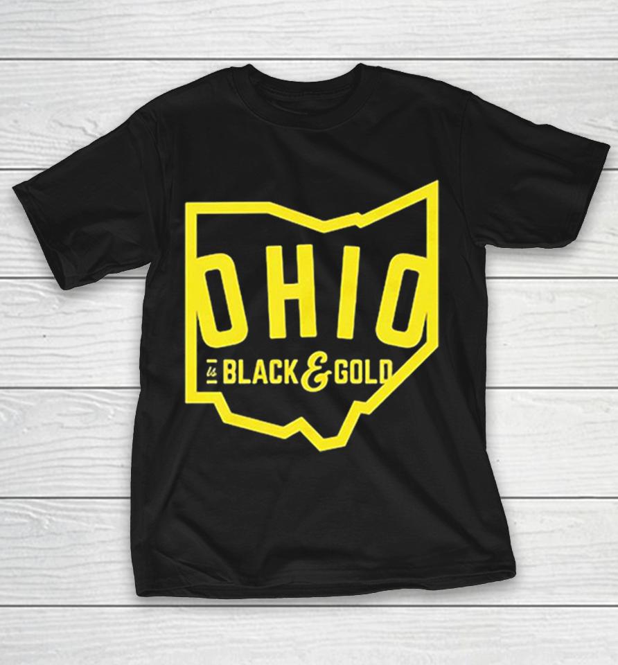 Columbus Crew State Map Ohio Is Black And Gold Shirts 1 Columbus Crew State Map Ohio Is Black And Gold Shirts