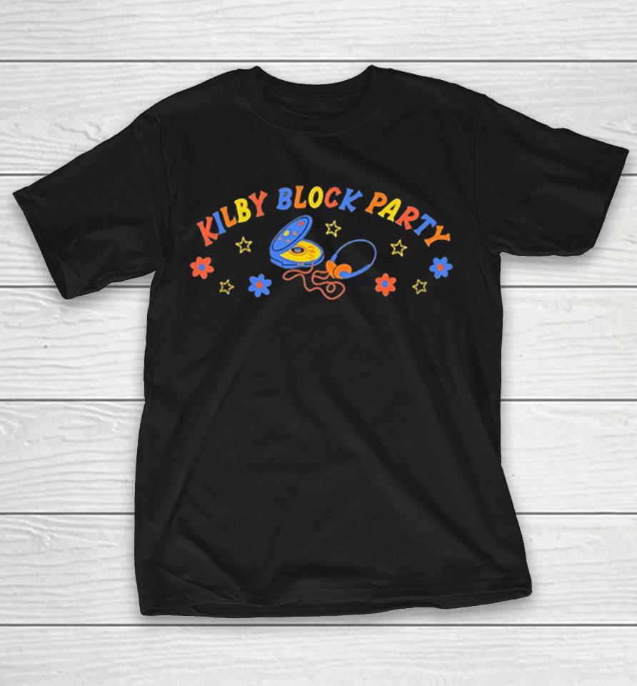 Compact Disc Player Headphones Audio Music Flowers Stars Kilby Block Party Shirts 1 Compact Disc Player Headphones Audio Music Flowers Stars Kilby Block Party Shirts