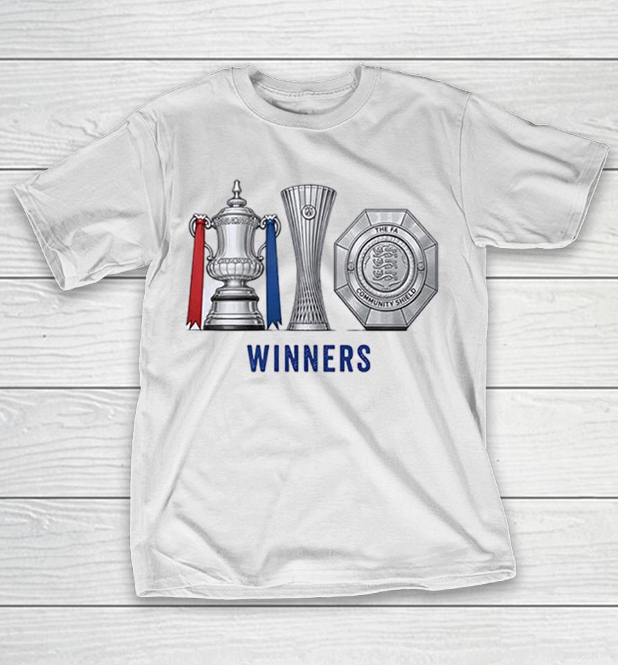 Crystal Palace Eagles Three Trophies Winners Shirts 1 Crystal Palace Eagles Three Trophies Winners Shirts
